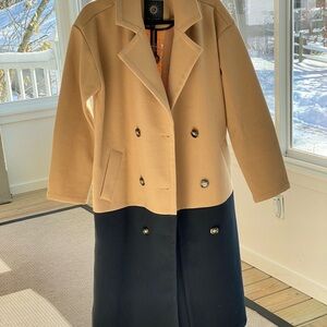 Carla Rockmore The Muse Color Blocked Women's Coat